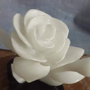White Rose Sculpture