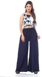 Ladies Plain Palazzo Pant