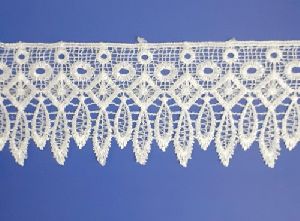 White Polyester GPO Lace