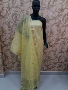 Banarasi Silk Unstitched Suit