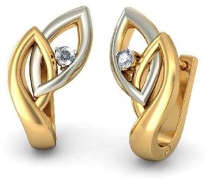 Gold and Diamond earrings