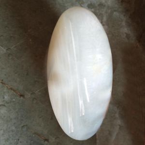 White Narmadeshwar Shivling