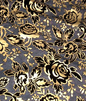 Burnout Velvet Fabric