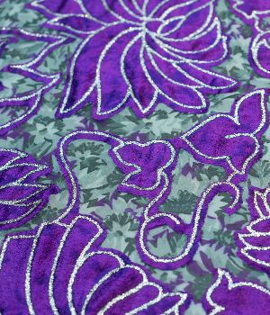 Burnout Velvet Fabric