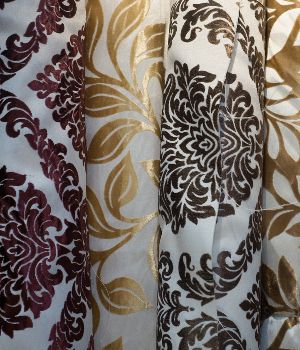 Burnout Velvet Fabric