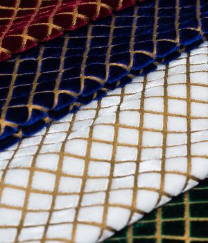 Pigment Printed Velvet Fabric