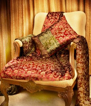 Pigment Printed Velvet Fabric