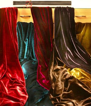 Plain Velvet Fabric