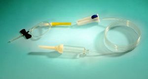 Infusion Set with Attached Scalp Vein Set