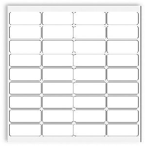 Blank Laser Labels