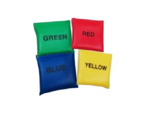 H PU Fabric Bean Bags (From 80gm to 100gm of each) with Color Name Printing