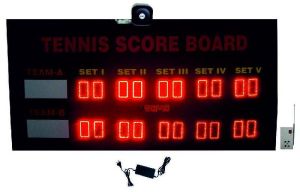 TENNIS SCOREBOARD SET OF 5