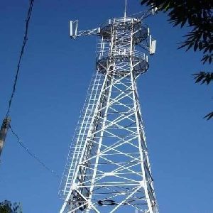 galvanized telecom tower
