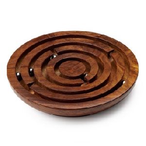Wooden Labyrinth Board Game