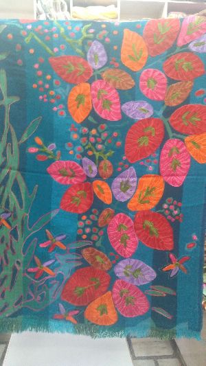 aari embroidered shawls