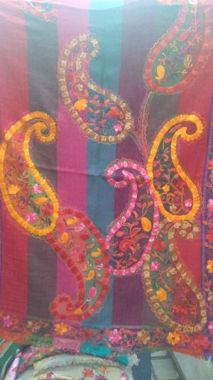 aari embroidered shawls