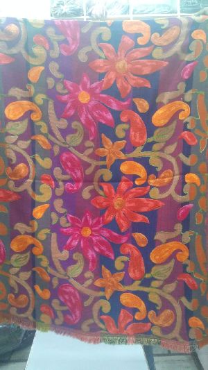 Boiled Wool Embroidered Shawls