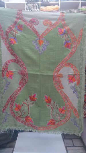 Boiled Wool Embroidered Shawls