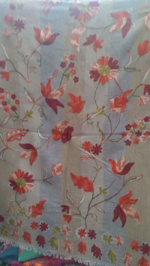 Boiled Wool Embroidered Shawls