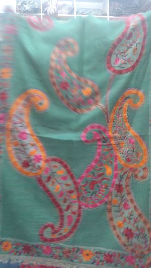 Boiled Wool Embroidered Shawls