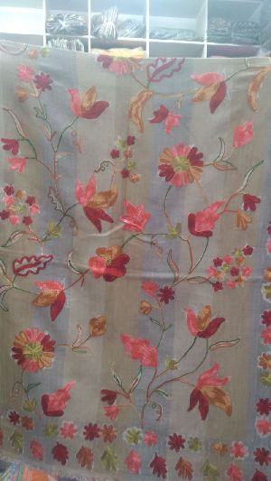 Boiled Wool Embroidered Shawls