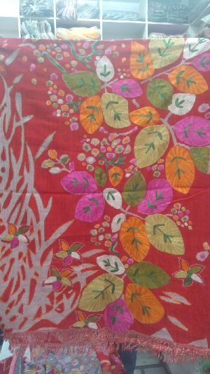 Boiled Wool Embroidered Shawls