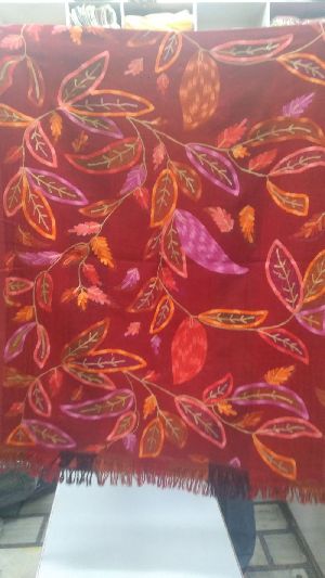 Boiled Wool Embroidered Shawls
