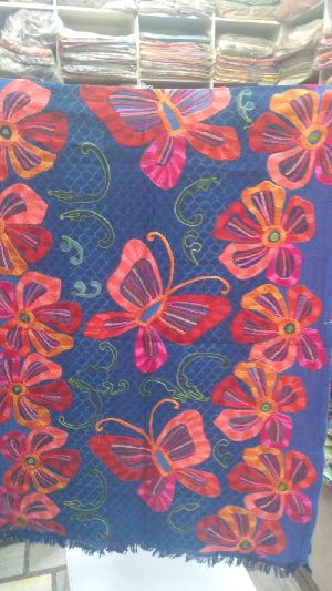 Boiled Wool Embroidered Shawls