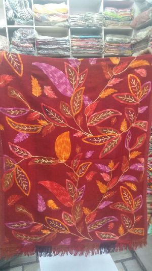 Boiled Wool Embroidered Shawls