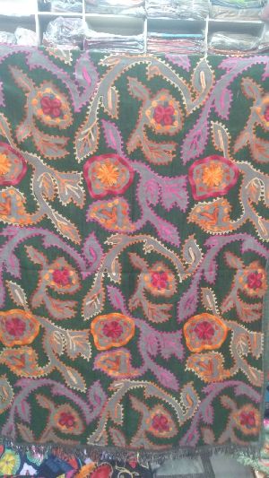 Boiled Wool Embroidered Shawls
