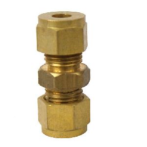 Brass Straight Connector