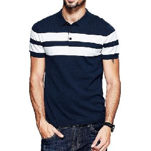 Mens Striped Casual T-shirts