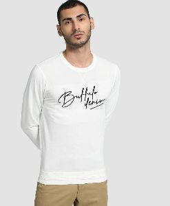 Round Neck Embroidered T-Shirt