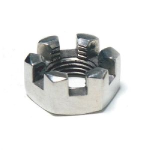Stainless Steel Hex Castle Nuts