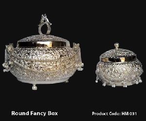 Handicraft Metal Round Box