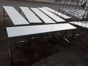 stainless steel folding table