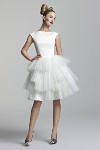 Short Length Bridal Dress