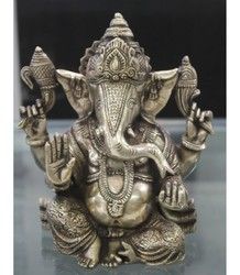 Brass Lord Ganesha Statue