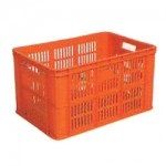 Orange Plastic Crate