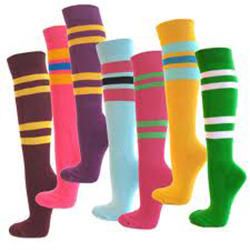 Multi Color Long Knee Socks