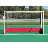 White Hockey Goal Post