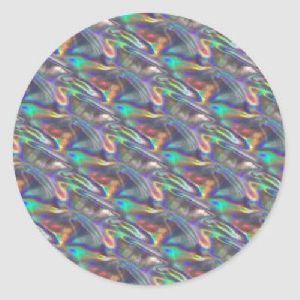 Silver Hologram Stickers