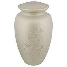 Aluminum White Urn