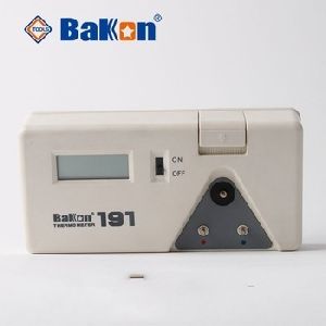 Soldering iron tip thermometer