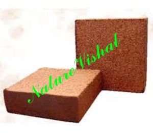 NATURE VISHAL - Coco Peat Blocks - High EC - 1 KG