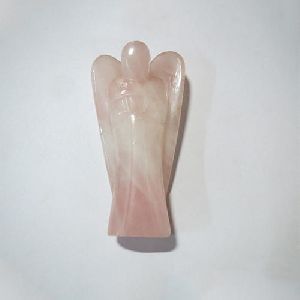 Rose Quartz Gemstone Angel