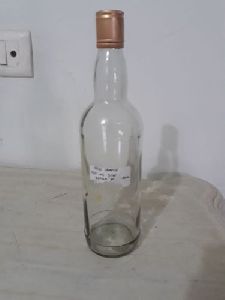 Transperent Glass Wine Bottle