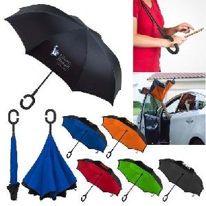 Plain Polyester Reversible Umbrella