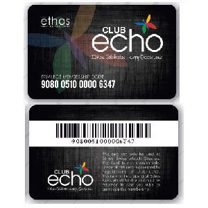 Multicolor Membership Plastic Card