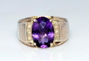 Purple Stone Ring